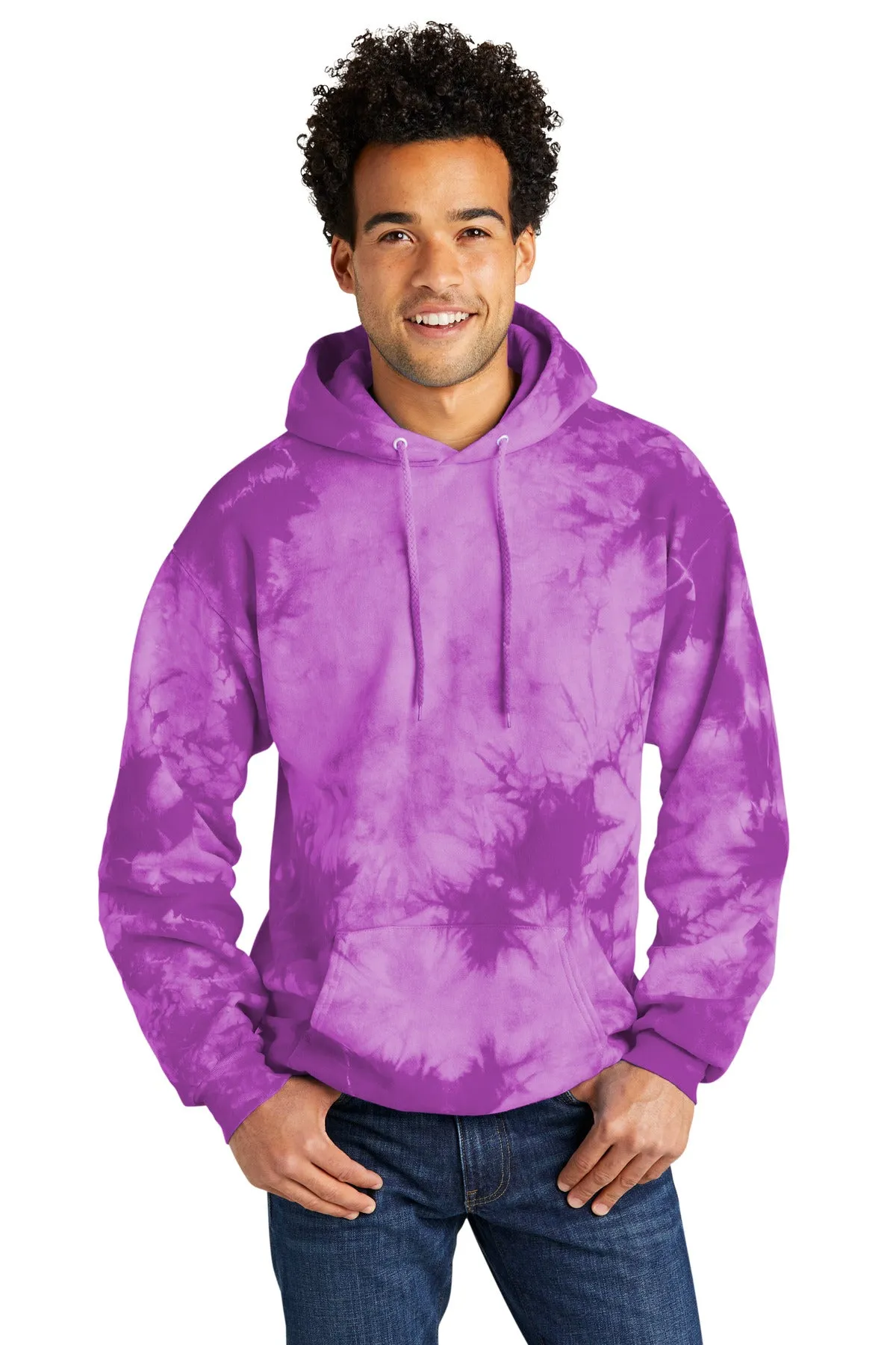 Port & Company Crystal Tie-Dye Pullover Hoodie PC144