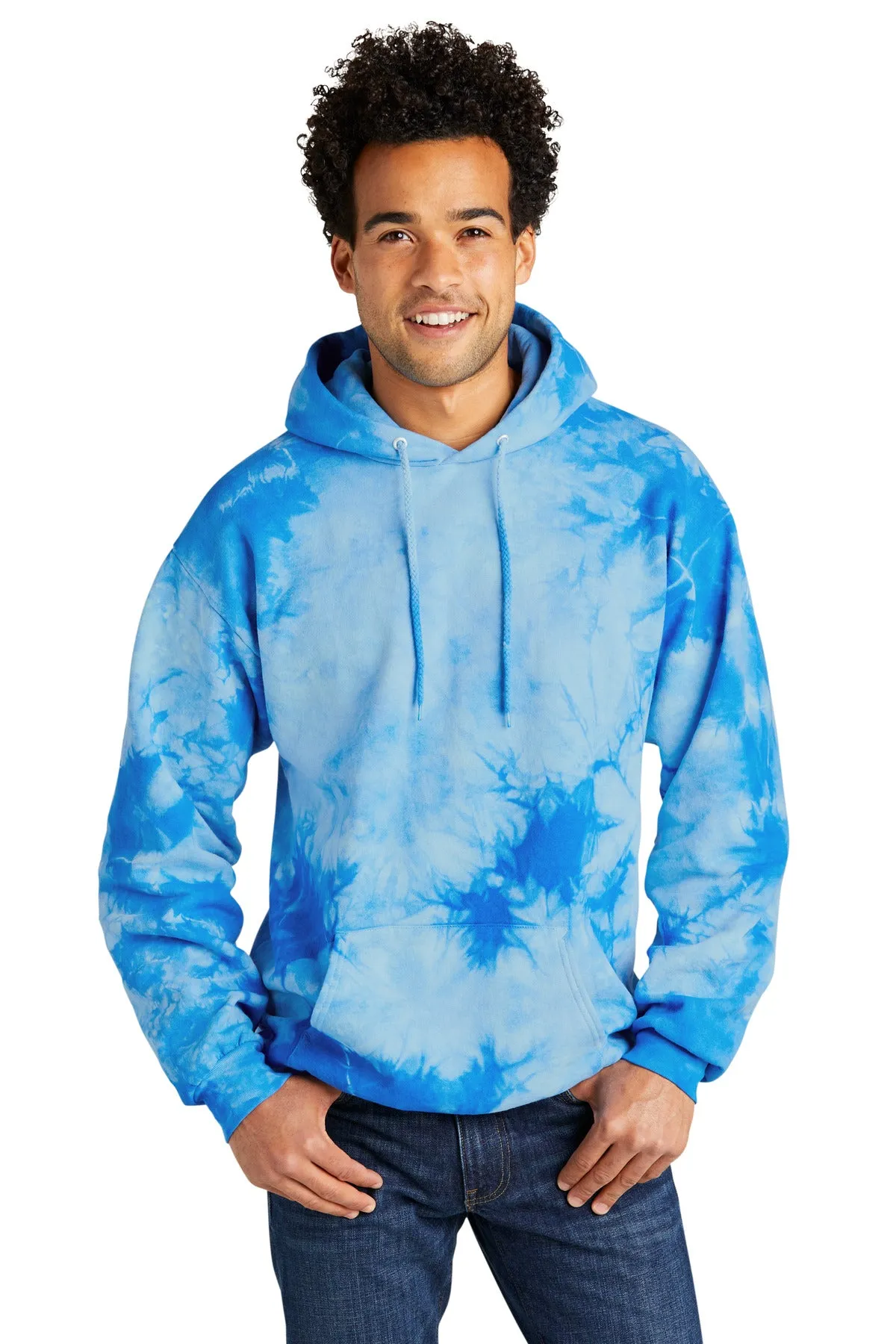 Port & Company Crystal Tie-Dye Pullover Hoodie PC144