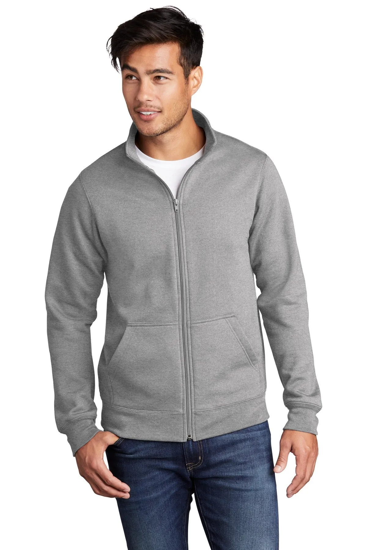 Port  Company  Core Fleece Cadet Full-Zip Sweatshirt PC78FZ