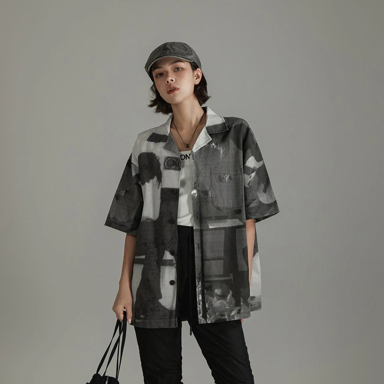 Printed Loose Fit Casual Shirt