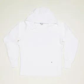 Pull-over Hooded Sweatshirt (White)