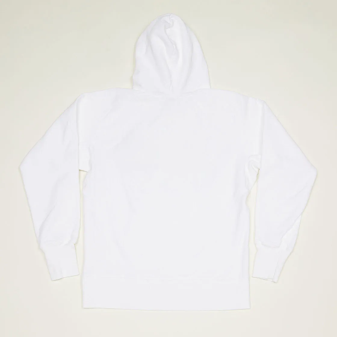 Pull-over Hooded Sweatshirt (White)