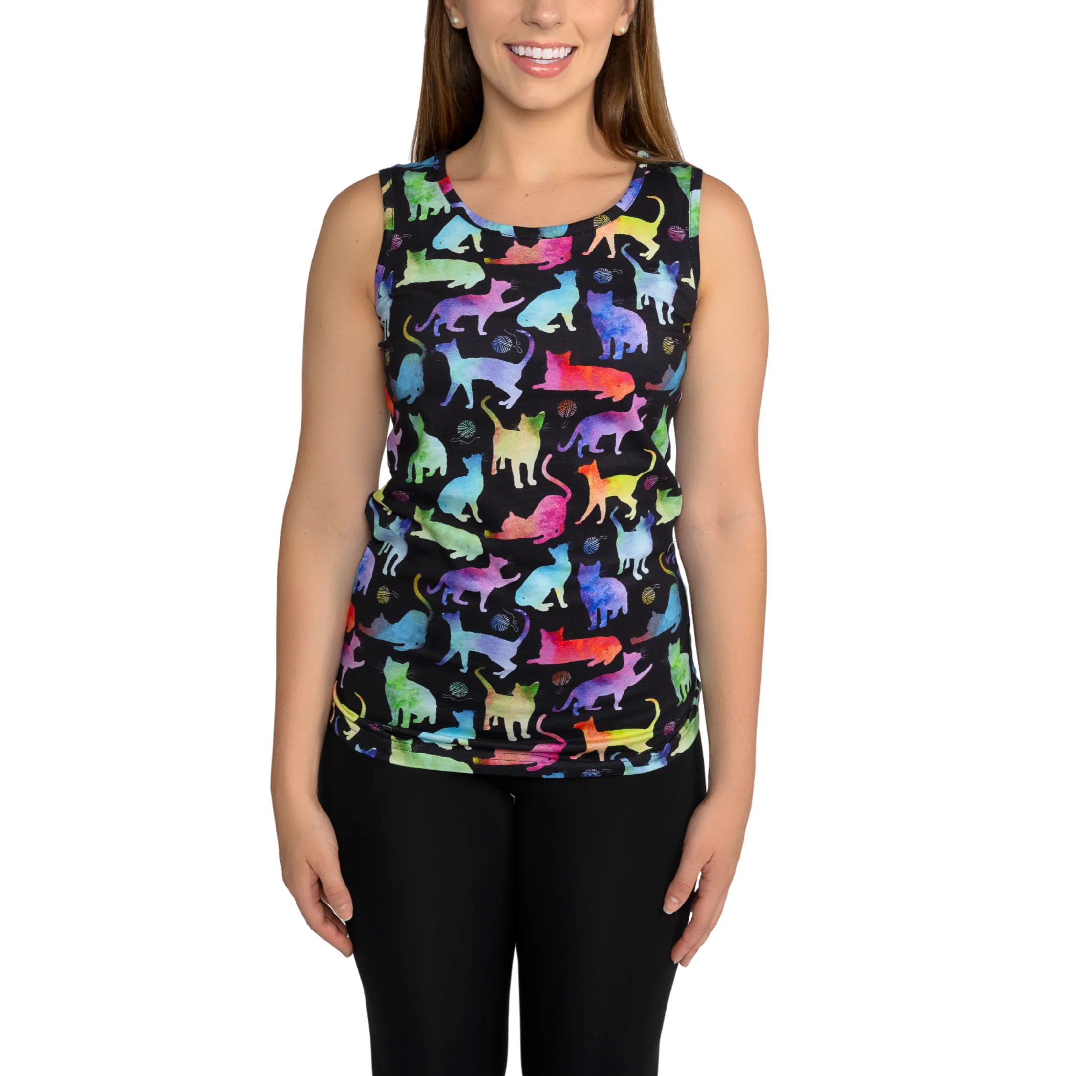 Rainbow Cats String Theory Tank Top