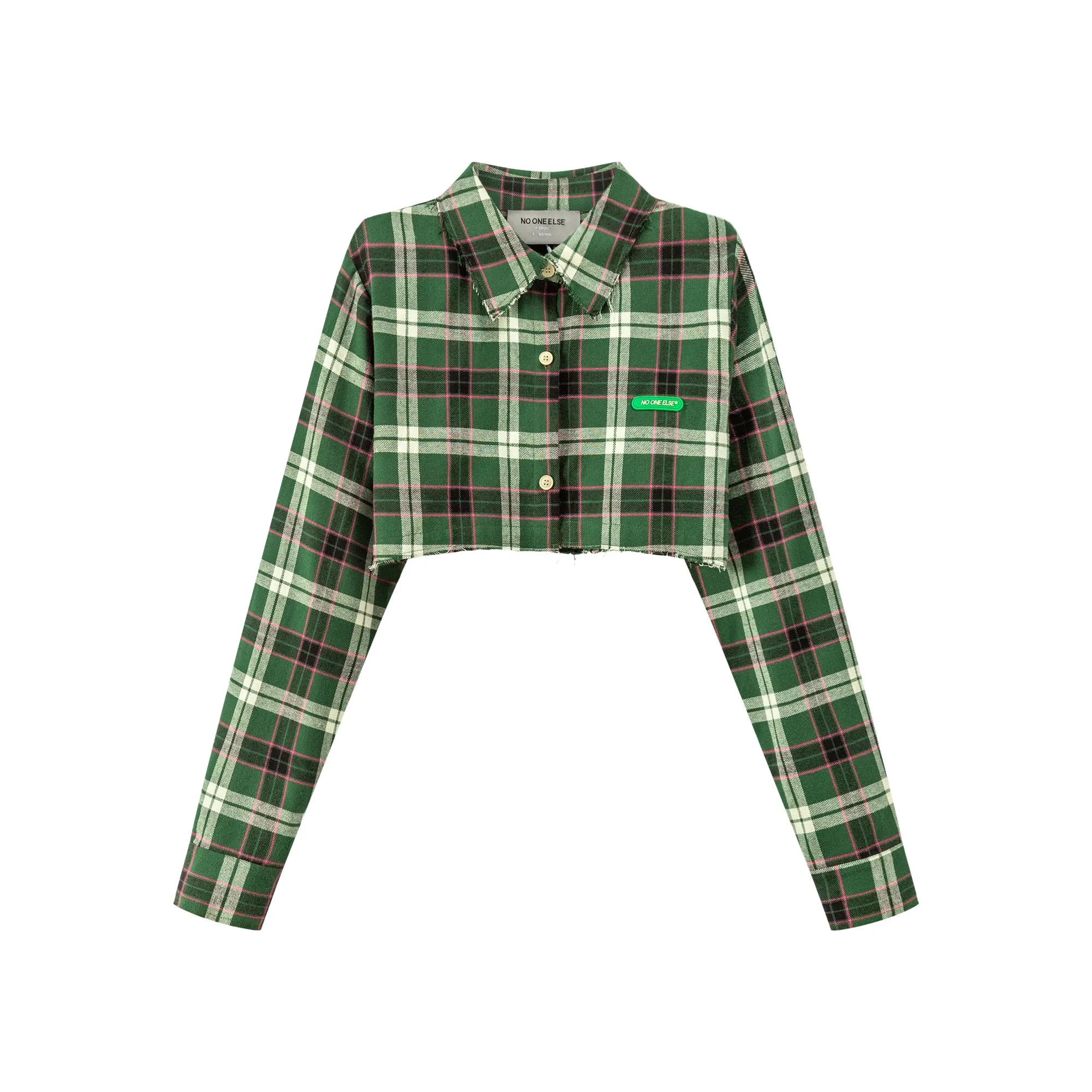 Scottish Check Cropped Shirt