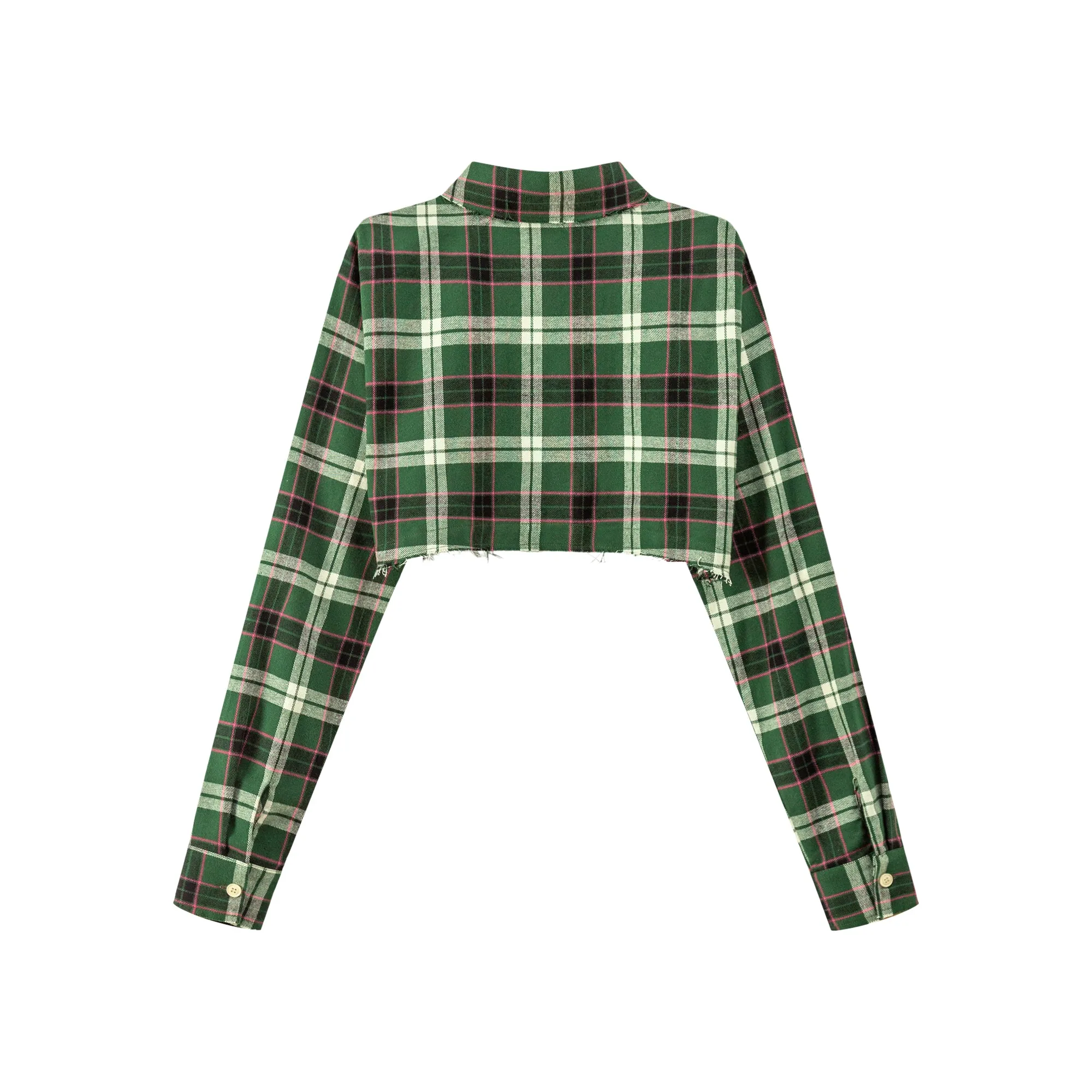 Scottish Check Cropped Shirt