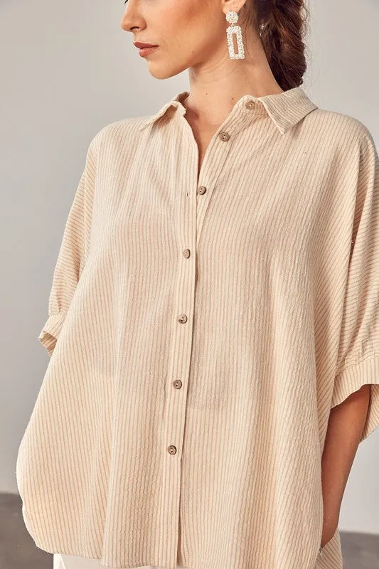 Skylar Striped Button Down Shirt