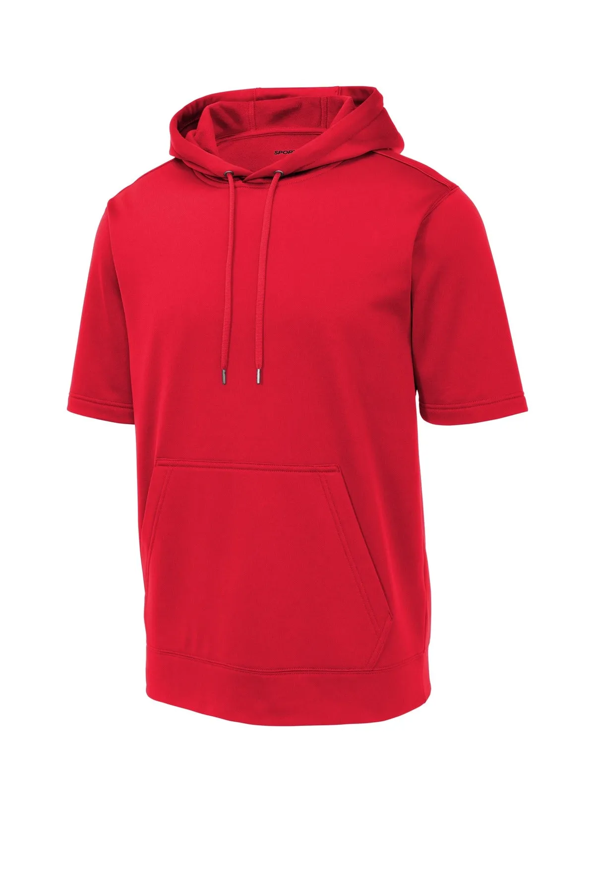 Sport-Tek Sport-Wick Fleece Short Sleeve Hooded Pullover. ST251