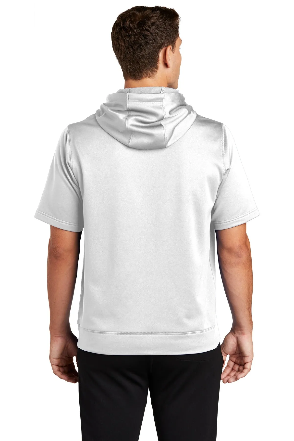 Sport-Tek Sport-Wick Fleece Short Sleeve Hooded Pullover. ST251