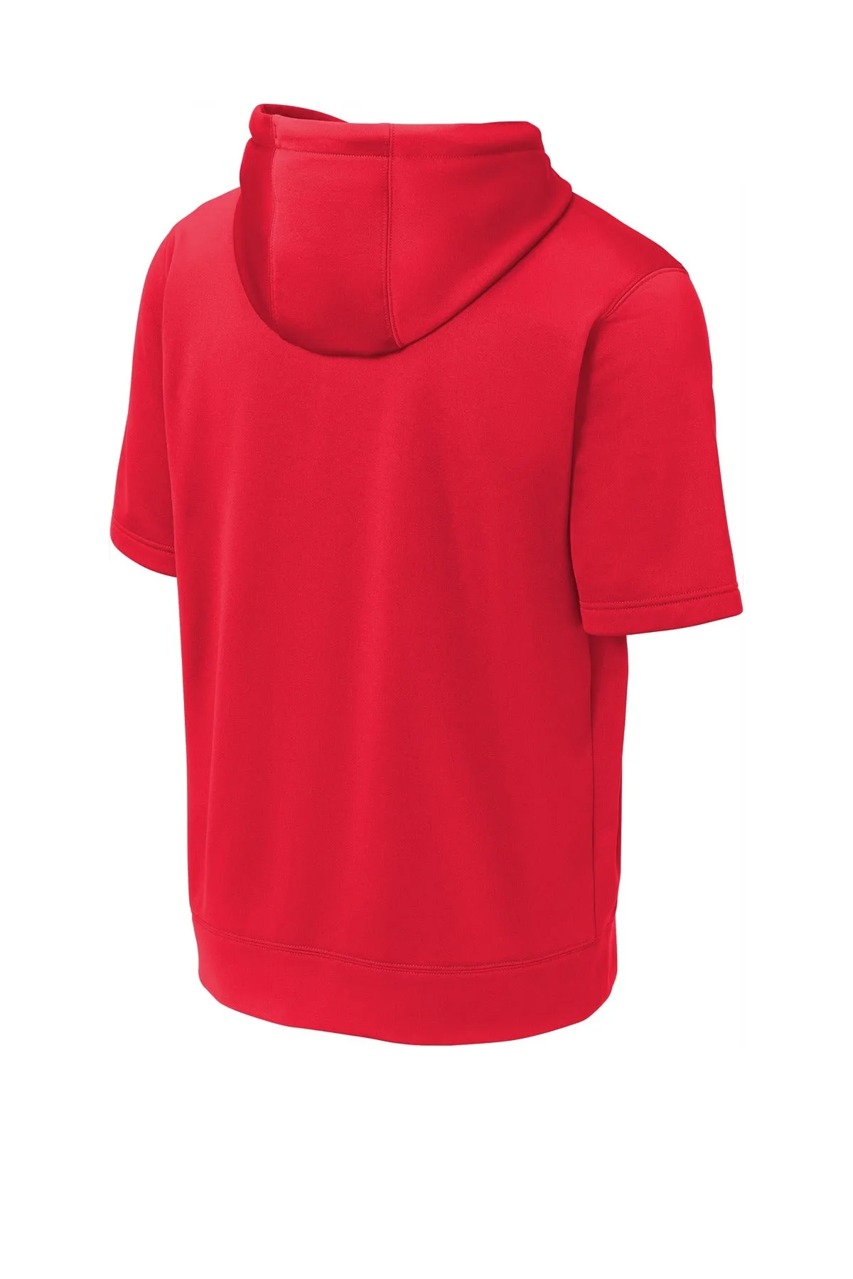 Sport-Tek Sport-Wick Fleece Short Sleeve Hooded Pullover. ST251