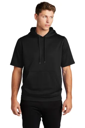 Sport-Tek Sport-Wick Fleece Short Sleeve Hooded Pullover. ST251