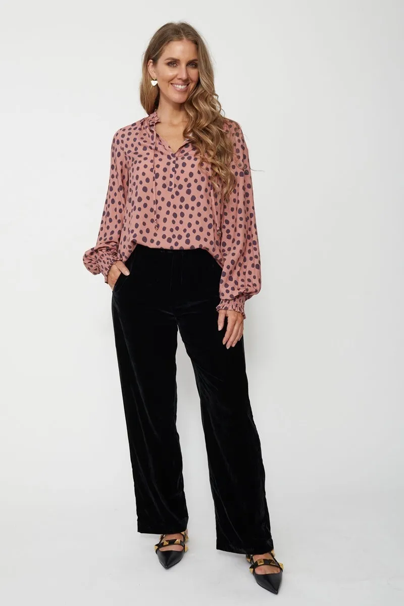 Stella   Gemma - Tyra Shirt - Mulberry Spot