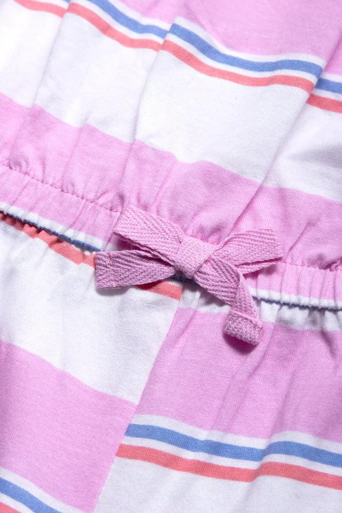 Striped Short-All Pink