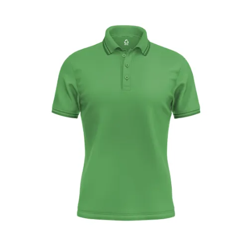 Sustainable RPET custom patterned polo shirts