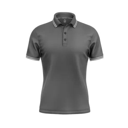 Sustainable RPET custom patterned polo shirts