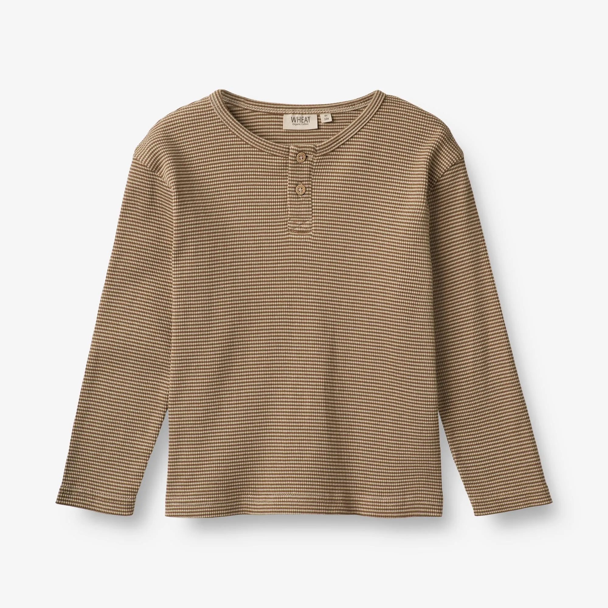 T-Shirt Morris - beige rib stripe