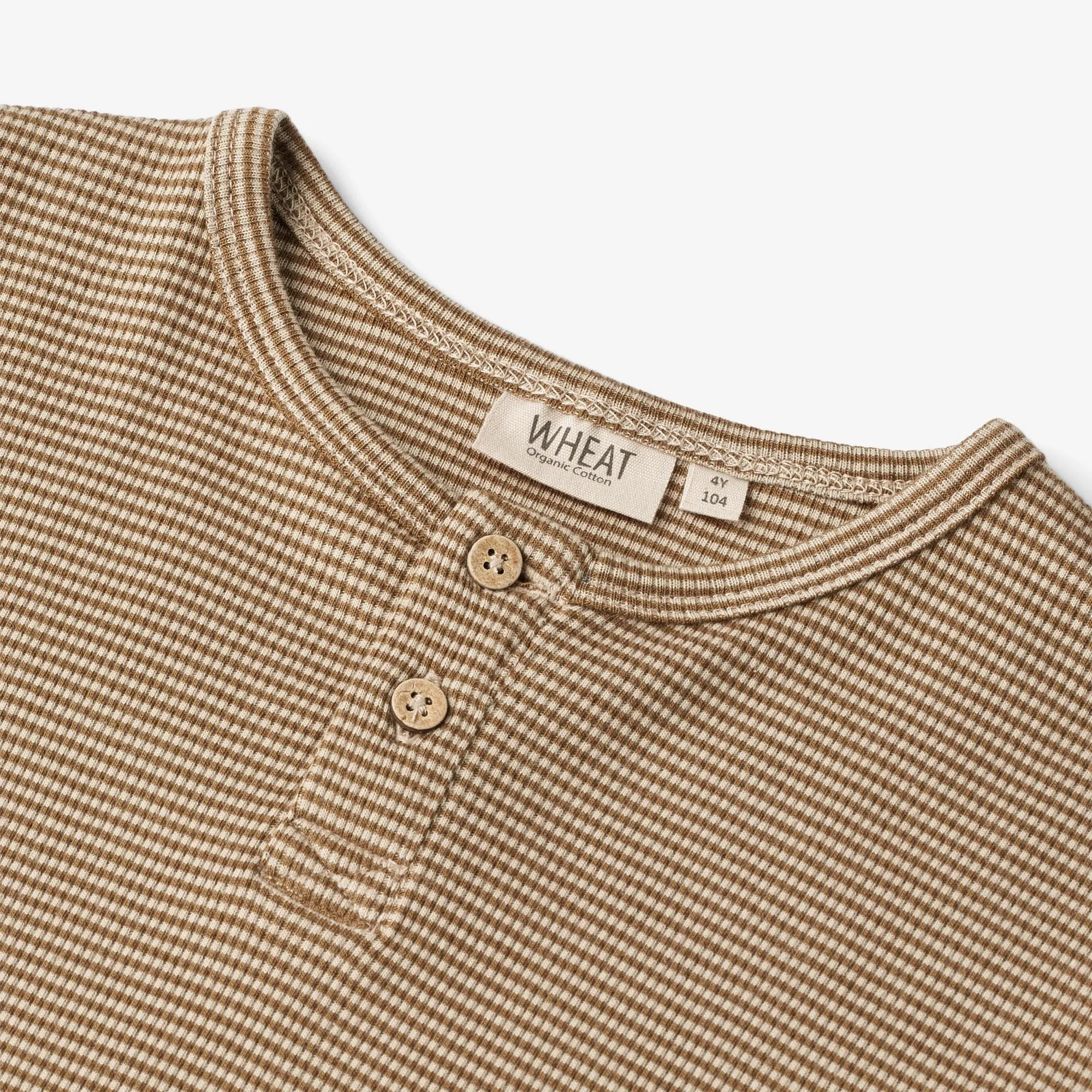 T-Shirt Morris - beige rib stripe