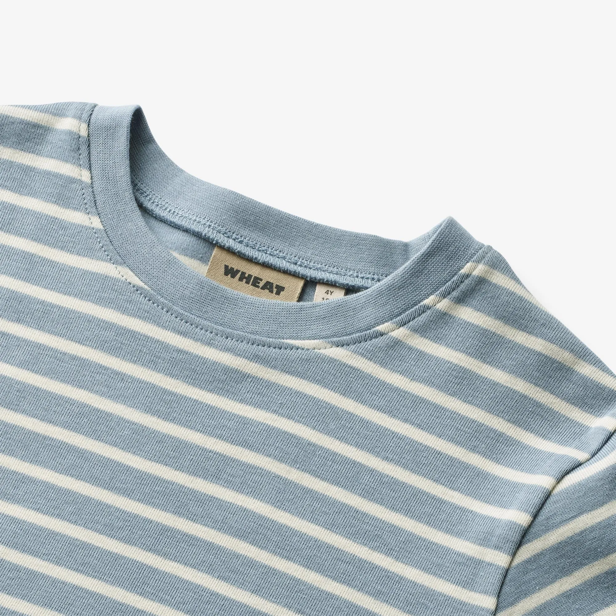 T-Shirt S/S Fabian - ashley blue stripe