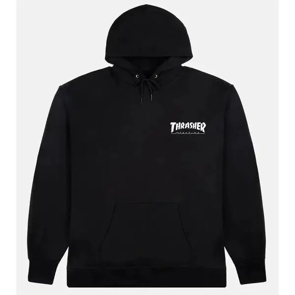 Thrasher Magazine Little Logo Pullover Hoody Black