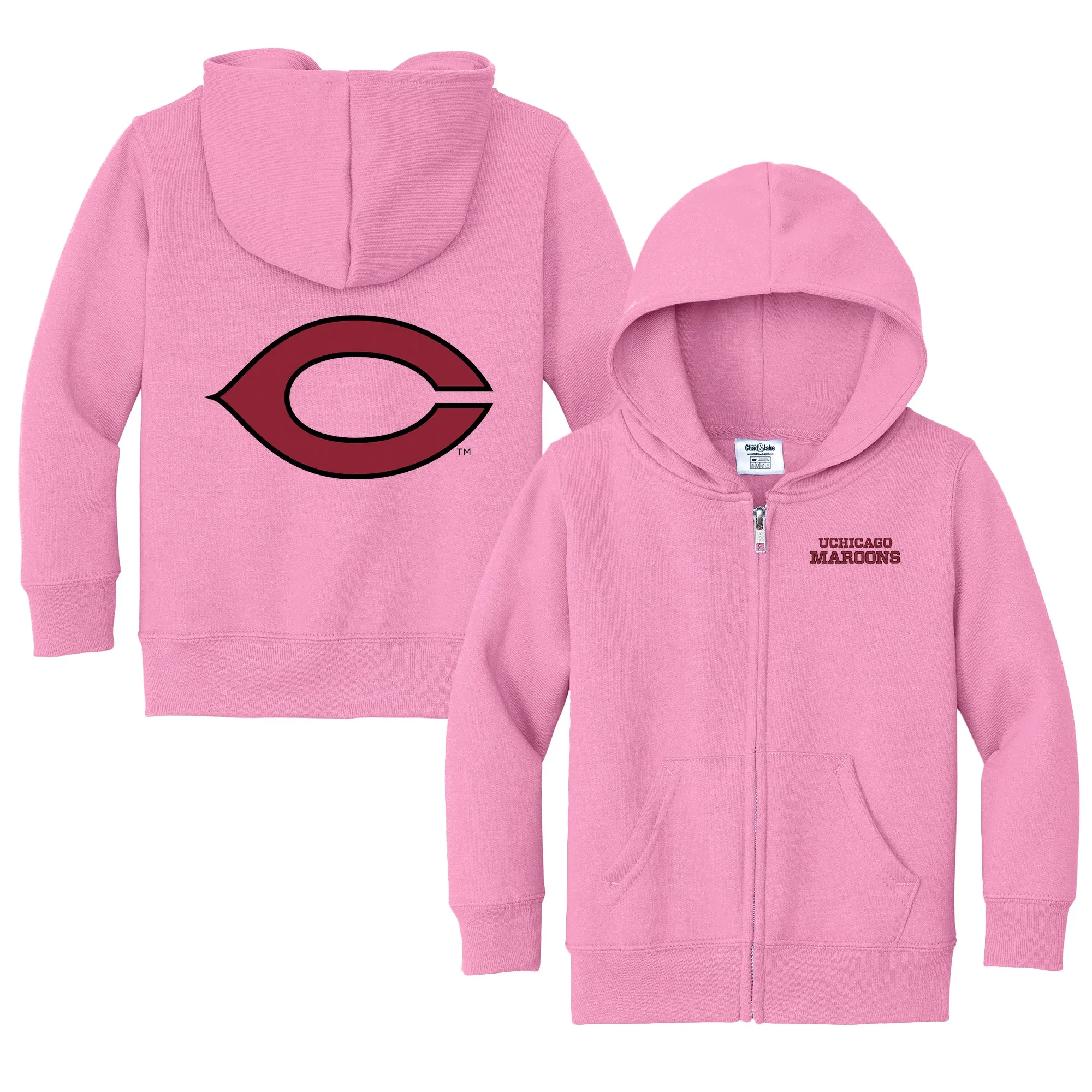 UChicago Maroons Logo Toddler Full-Zip Sweatshirt