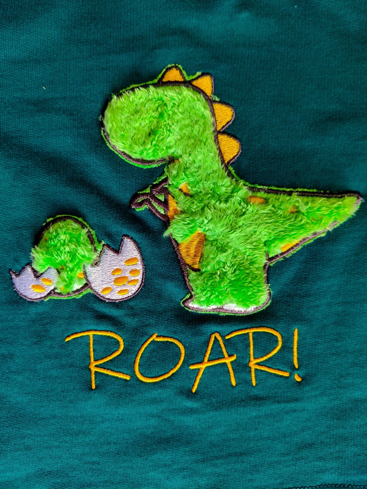 Winter Sweatshirt- Roar the Dinosaur