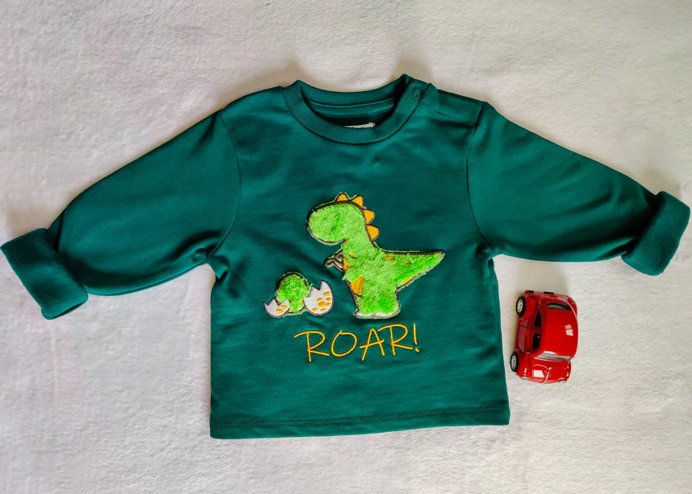 Winter Sweatshirt- Roar the Dinosaur