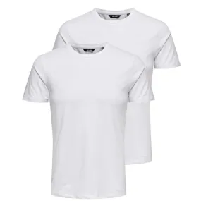 Wit t-shirt Basic 2-pack