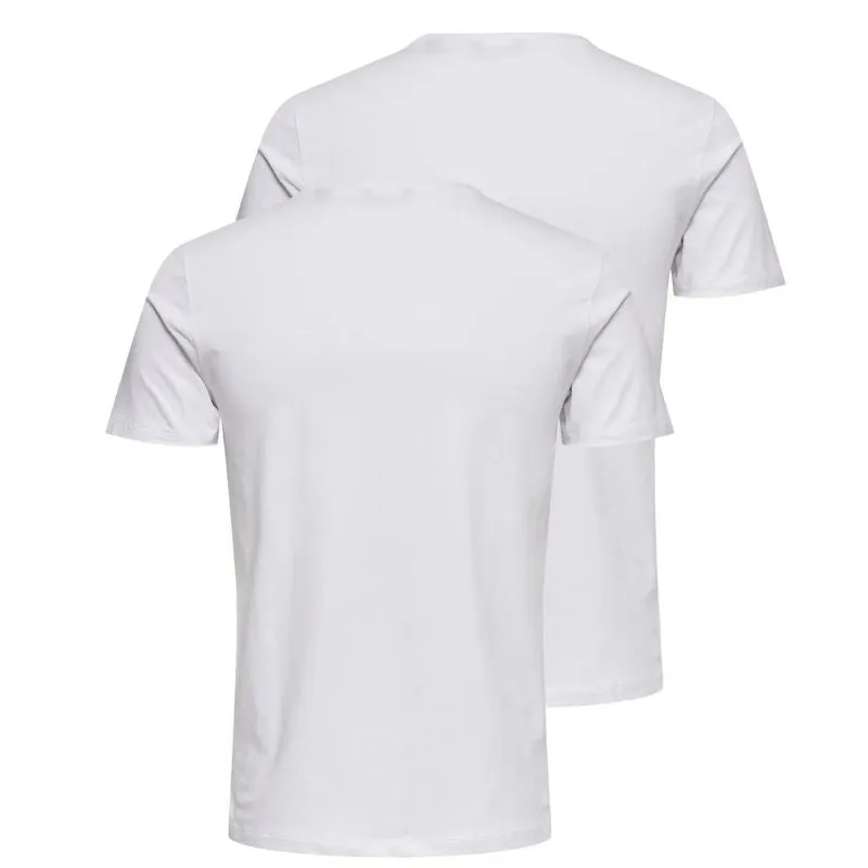 Wit t-shirt Basic 2-pack