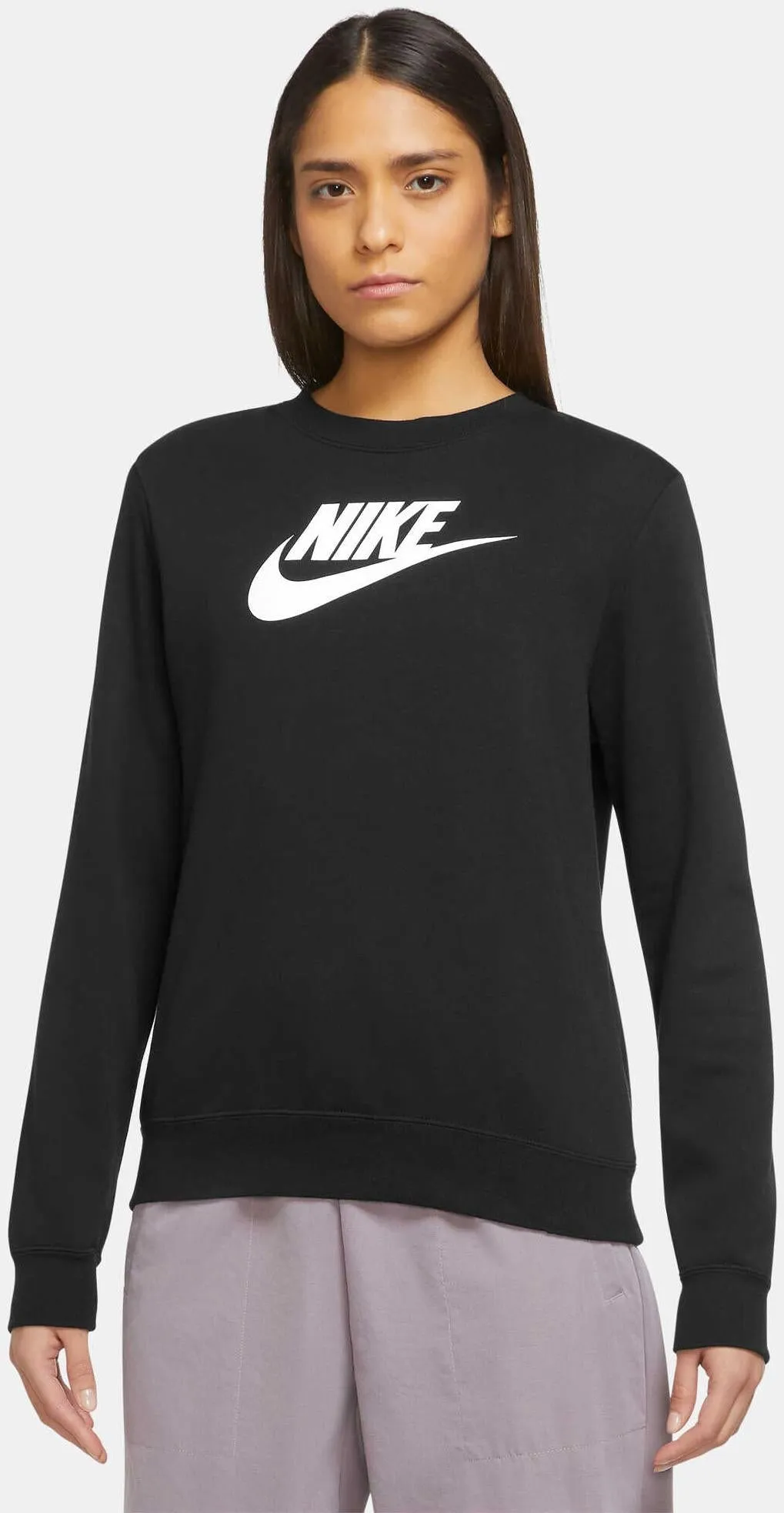 Women's Sportswear Club Fleece Logo Crew-Neck Sweatshirt